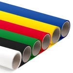 Hotmark startpakke 6 farger – svart, hvit, rød, blå, gul og grønn, 50 cm x 5 m